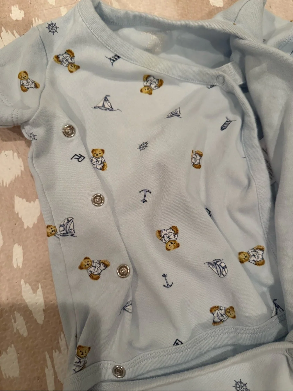 Ralph Lauren baby kimono-style bodysuit in size 9 months